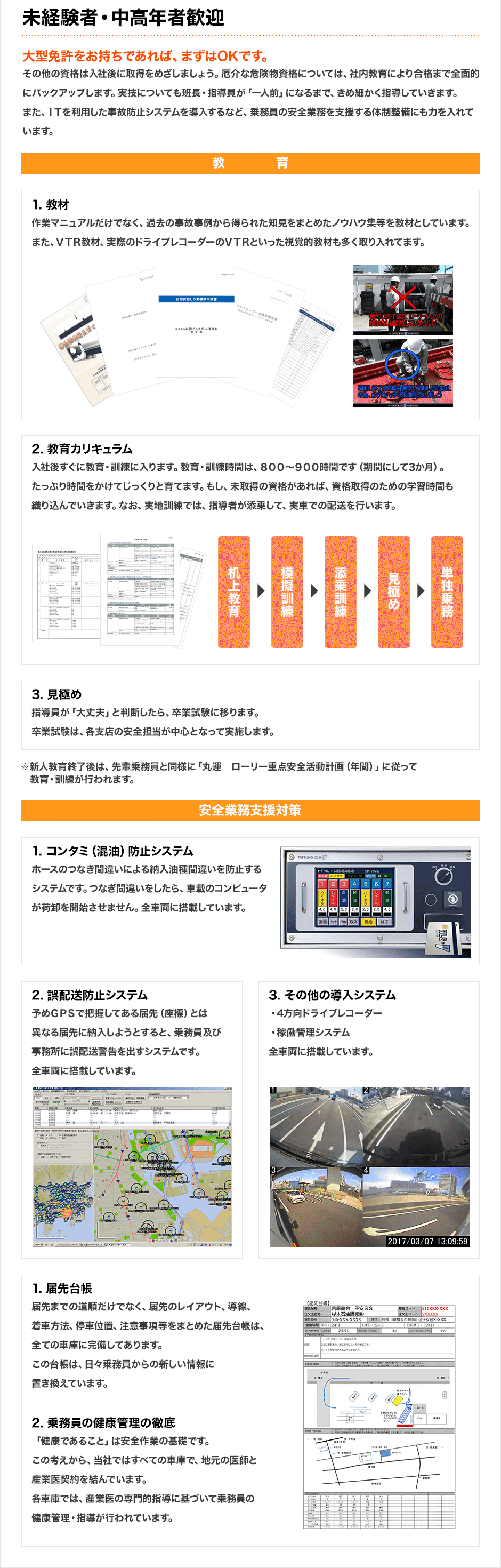 未経験者・中高年者歓迎